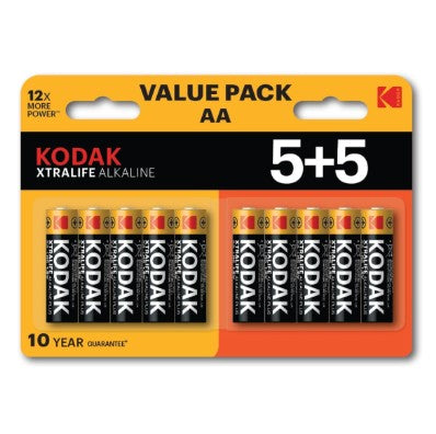 Kodak Stilo AA Extralife Alkaline 5+5 Kodak Stilo AA Extralife Alkaline 5+5